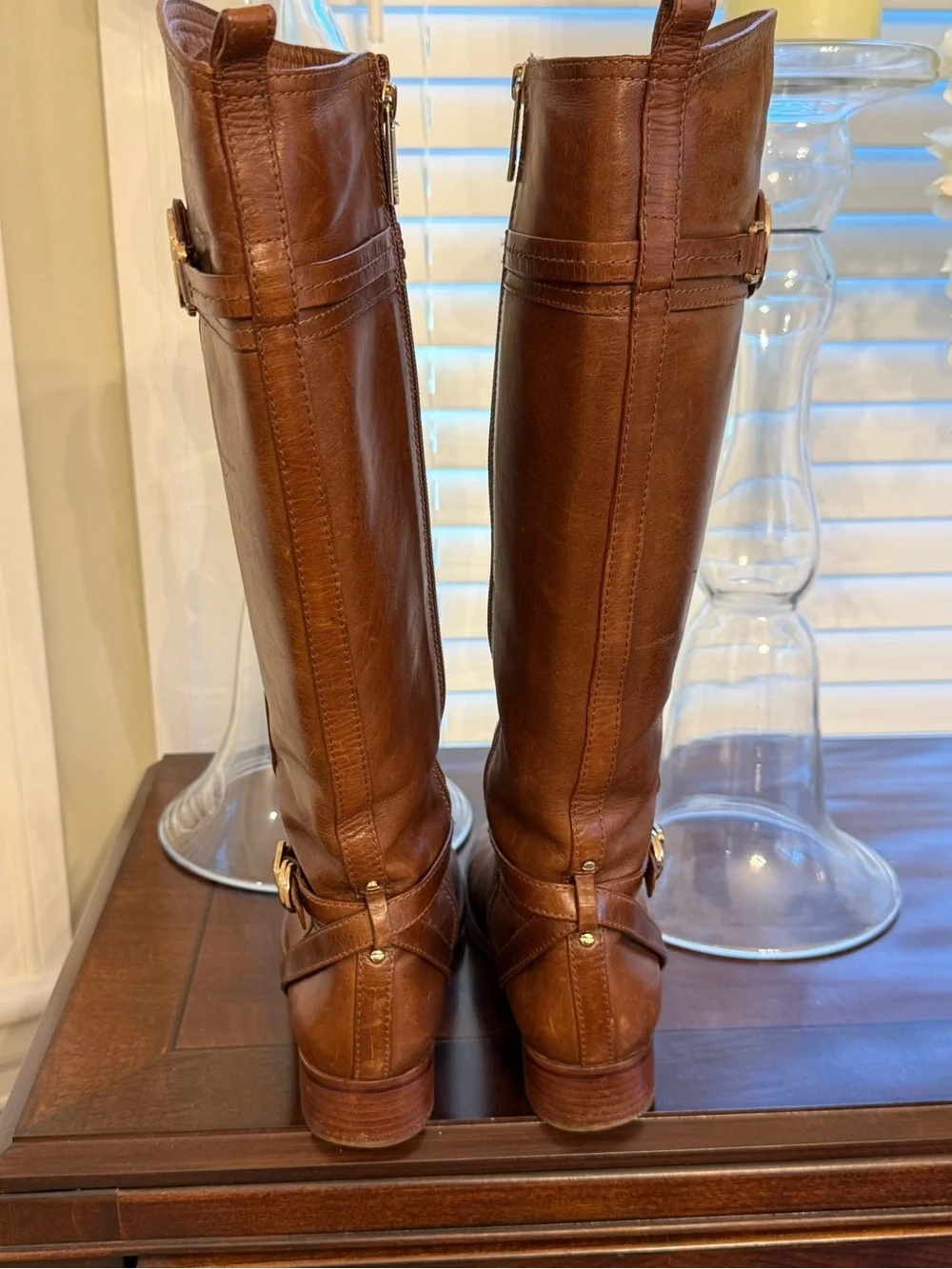 Tory Burch Leather Calista Riding Boots